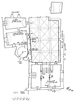 Grundriss Keller- und Sockelgeschoss / Unteres Schloss in 79219 Staufen, Staufen im Breisgau (Burghard Lohrum)