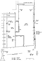 Systemskizze Grundriss Keller / Wohn- und Geschäftshaus in 79219 Staufen, Staufen im Breisgau (Burghard Lohrum)
