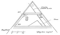 Systemskizze Querschnitt Dachwerk / Wohn- und Geschäftshaus in 79219 Staufen, Staufen im Breisgau (Burghard Lohrum)