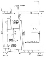 Systemskizze Grundriss Erdgeschoss Hauptstraße 49 und 51 / Wohn- und Geschäftshaus in 79219 Staufen, Staufen im Breisgau (Burghard Lohrum)