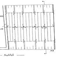 Systemskizze Grundriss 1. Dachgeschoss / Wohn- und Geschäftshaus in 79219 Staufen, Staufen im Breisgau (01.10.1988 - Burghard Lohrum)