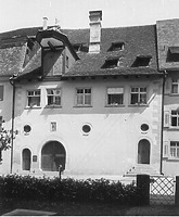 Fassade nach Südwesten (1968) / Mesmerhaus in 88709 Meersburg (Bildindex Foto Marburg (mi07242f12a))