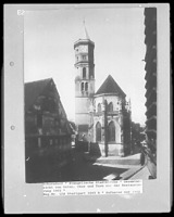 Choransicht von Osten / Ev. Stadtkirche, Chordach in 73614 Schorndorf (vor 1902 - LAD Baden-Württemberg, Stuttgart, Quelle: bildindex.de)