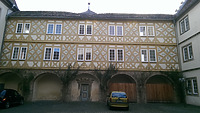 Hofseite Südflügel / Schloss Pfedelbach in 74629 Pfedelbach (27.02.2014 - Lena Becker (München))