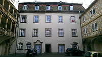 Hofseite Ostflügel / Schloss Pfedelbach in 74629 Pfedelbach (27.02.2014 - Lena Becker (München))