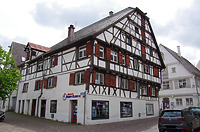 Nordwestansicht, Ansicht Schrannengasse / Wohn- und Geschäftshaus in 88400 Biberach, Biberach an der Riß (24.06.2018 - Christin Aghegian-Rampf)
