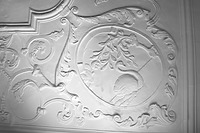 Stuckdetail Stuckdecke Stube im 2. OG / Sog. Haus Rose in 88239 Wangen im Allgäu (28.06.2010 - A. Kuch)