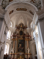 Ansicht des Hauptaltars / Basilika St. Martin und Oswald in 88250 Weingarten (29.03.2012 - Foto: Schädel, Stefan; strebewerk. Riegler Läpple Partnerschaft Ingenieure, Stuttgart) Ansicht des Hauptaltars / Basilika St. Martin und Oswald in 88250 Weingarten (29.03.2012 - Foto: Schädel, Stefan; strebewerk. Riegler Läpple Partnerschaft Ingenieure, Stuttgart)